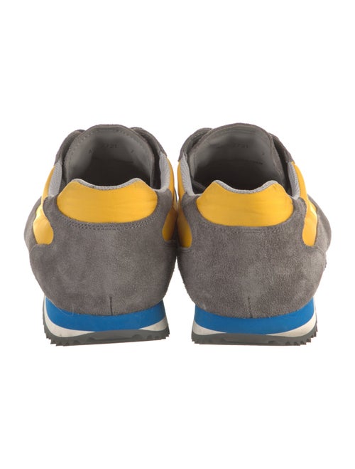 Prada Nylon Colorblock Pattern Sneakers