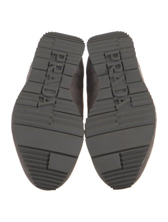 Prada Nylon Colorblock Pattern Sneakers