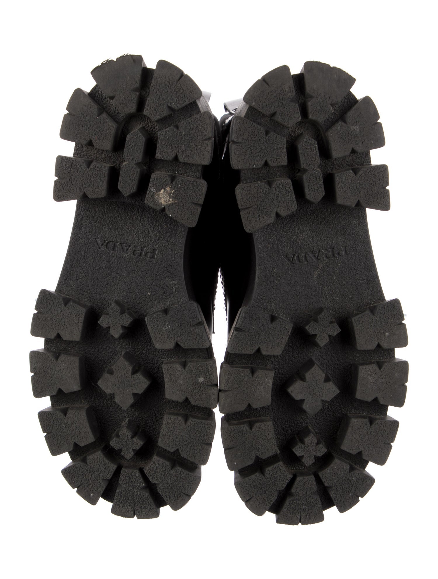 Prada Leather Combat Boots