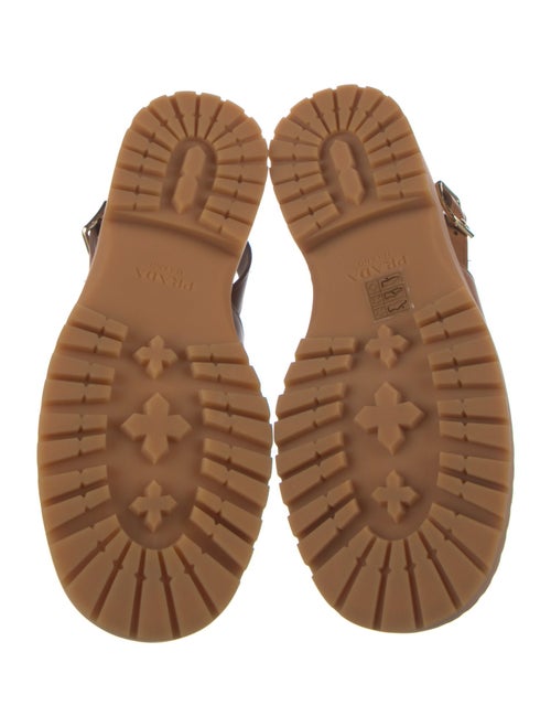 Prada Leather Slingback Sandals