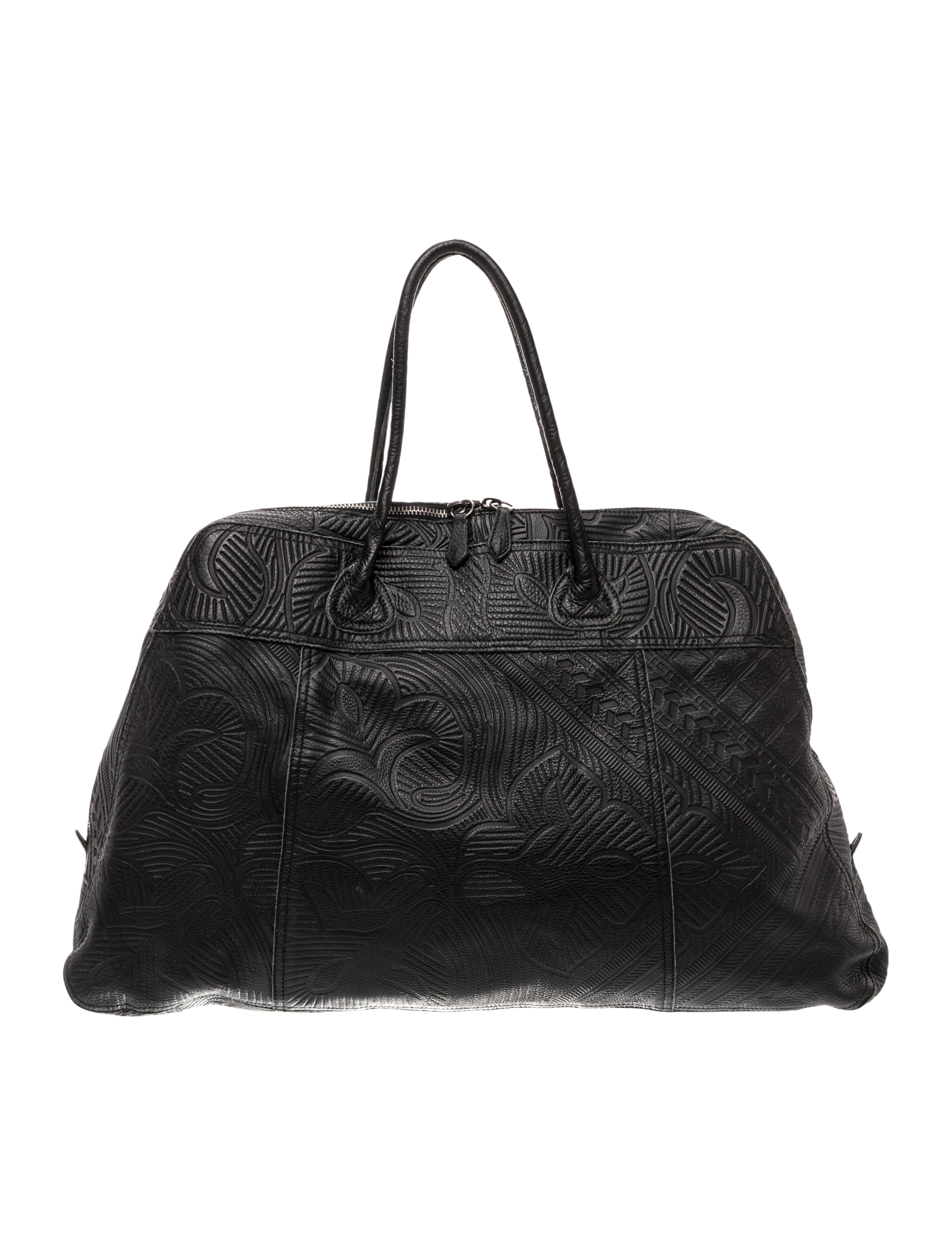 Prada Leather Weekender Bag