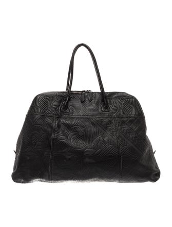 Prada Leather Weekender Bag