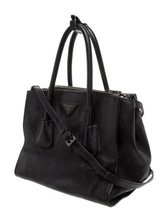 Prada Vitello Daino Leather Top Handle Bag