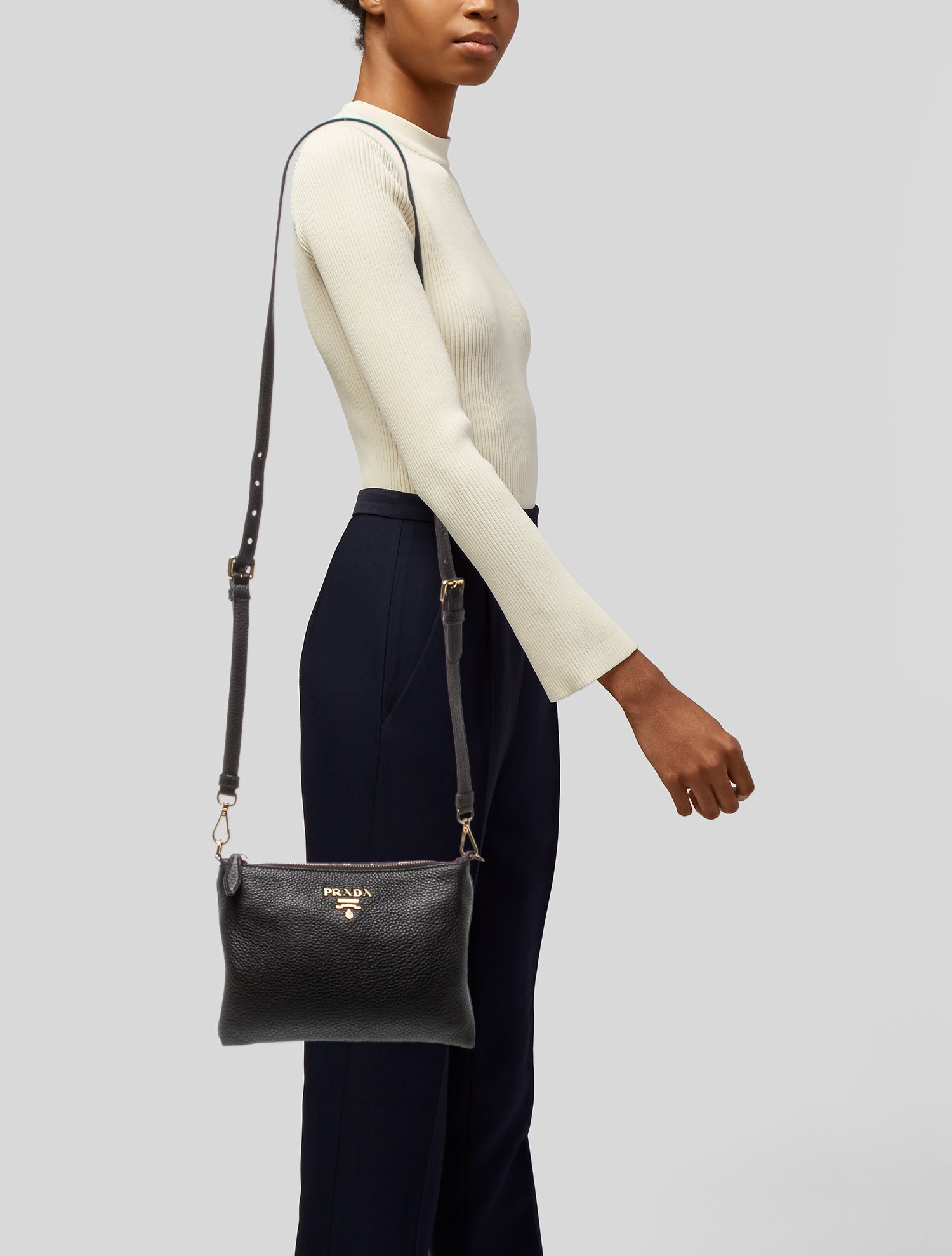 Prada Vitello Daino Leather Phenix