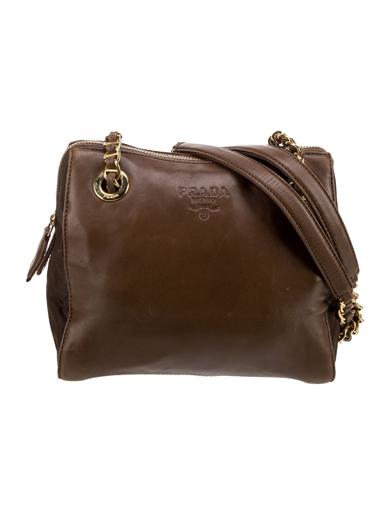 Prada Nappa Leather Shoulder Bag