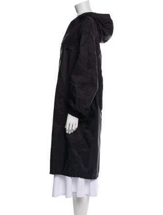 Prada 2019 Enameled Metal Triangle Parka