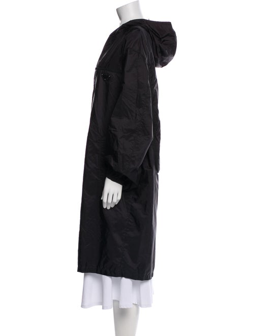 Prada 2019 Enameled Metal Triangle Parka