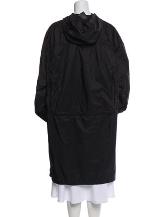 Prada 2019 Enameled Metal Triangle Parka