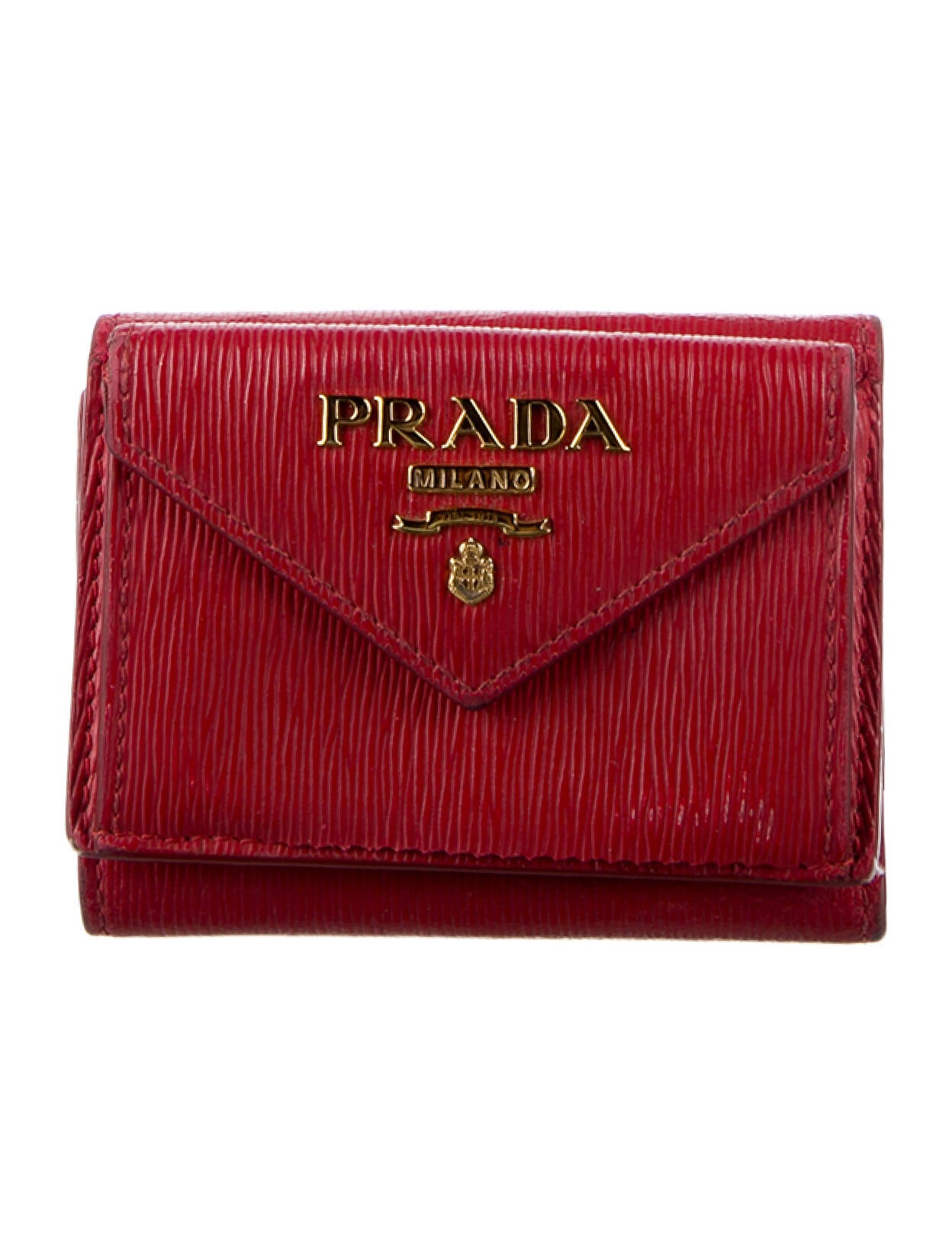 Prada Vitello Move Leather Wallet