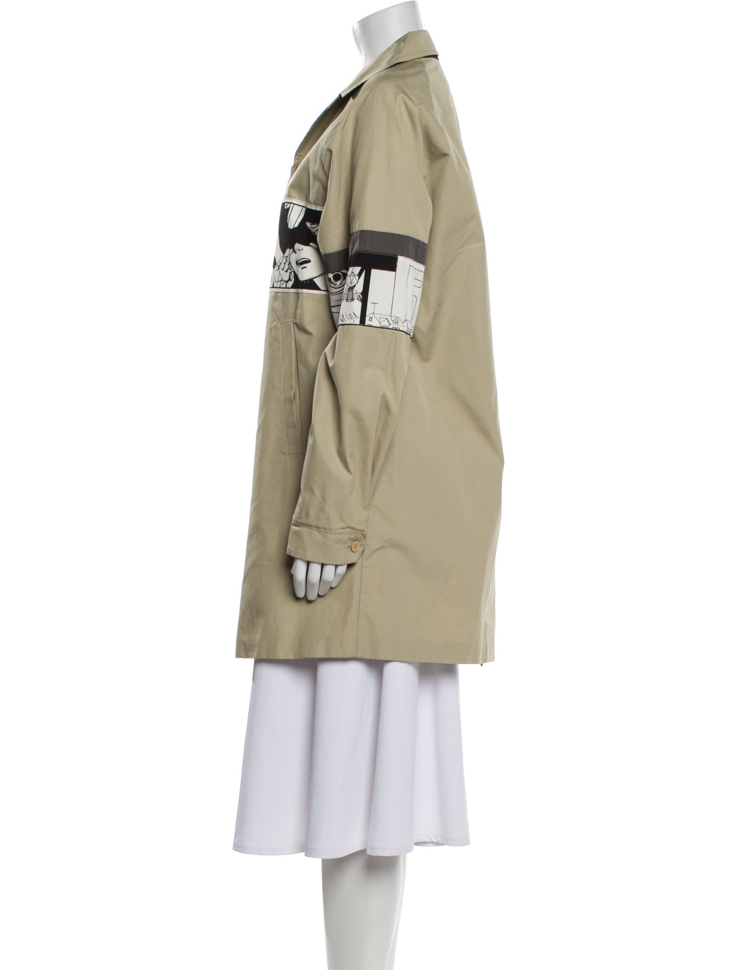 Prada 2018 Graphic Print Coat