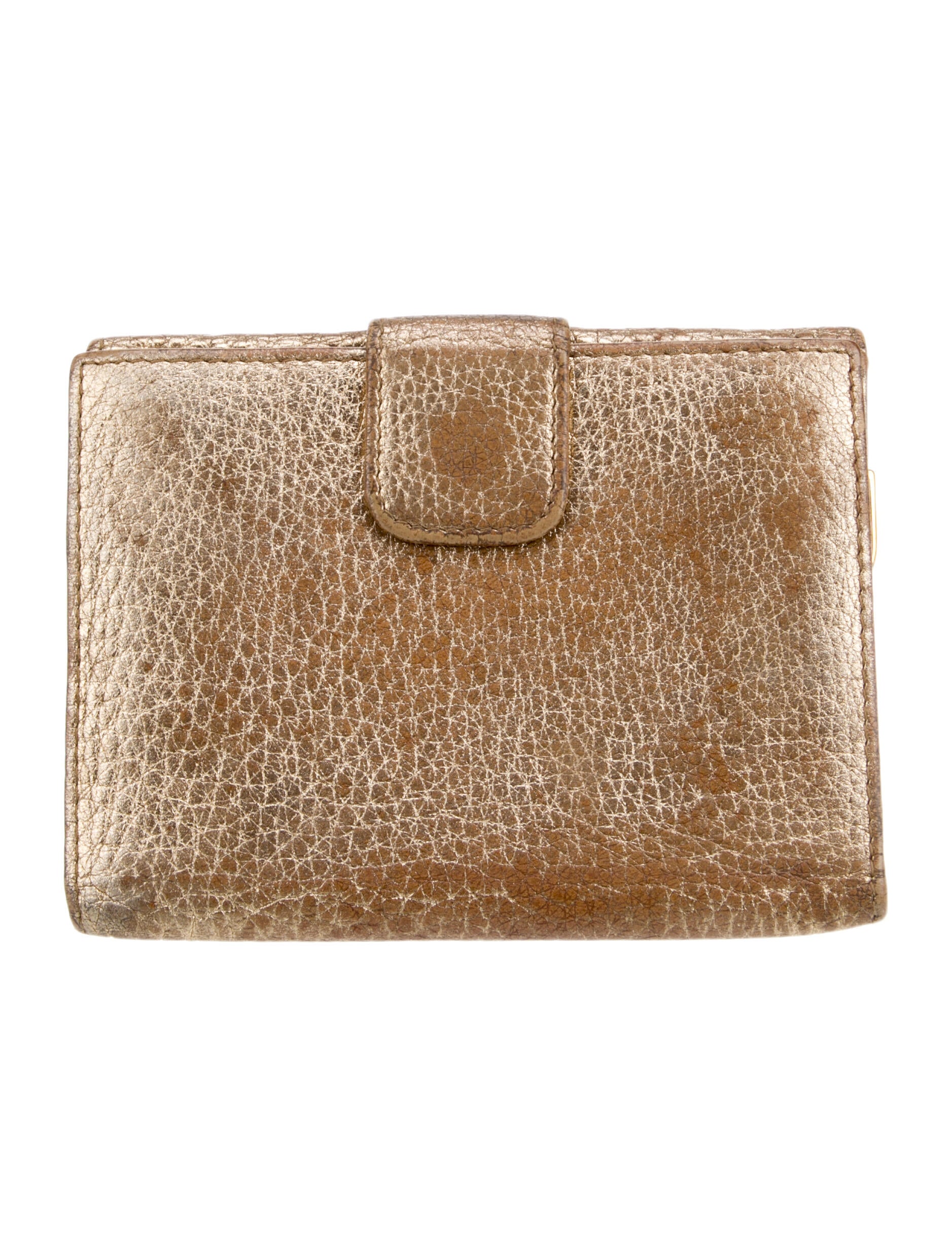 Prada Leather Compact Wallet