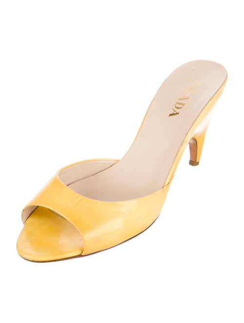 Prada Patent Leather Slides