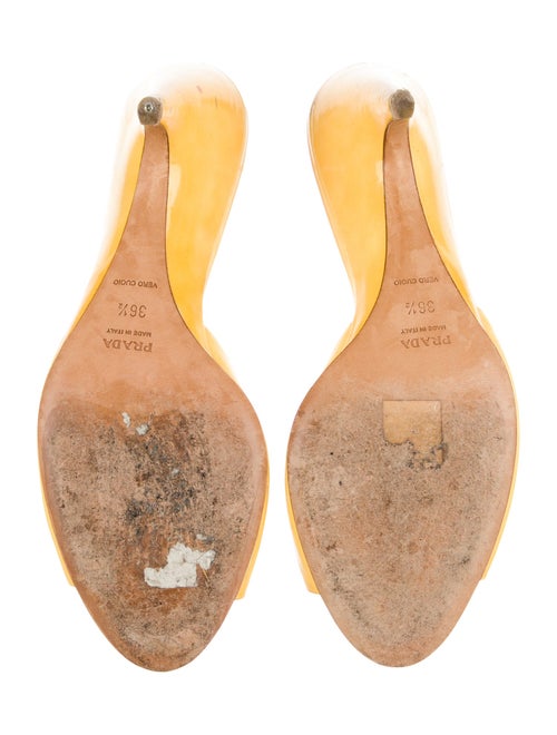 Prada Patent Leather Slides