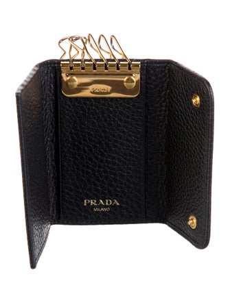 Prada Saffiano Lux Leather Trifold Wallet