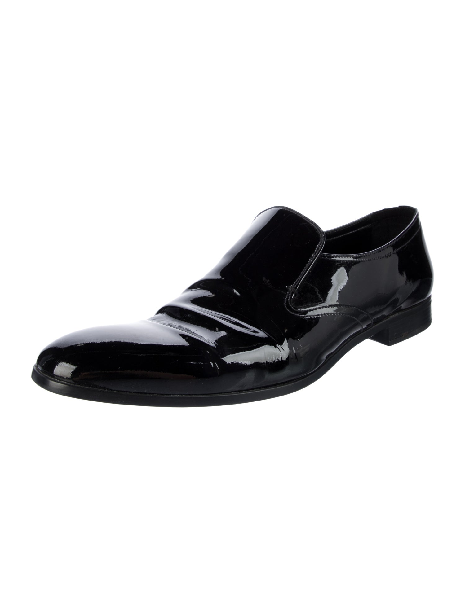 Prada Patent Leather Dress Loafers