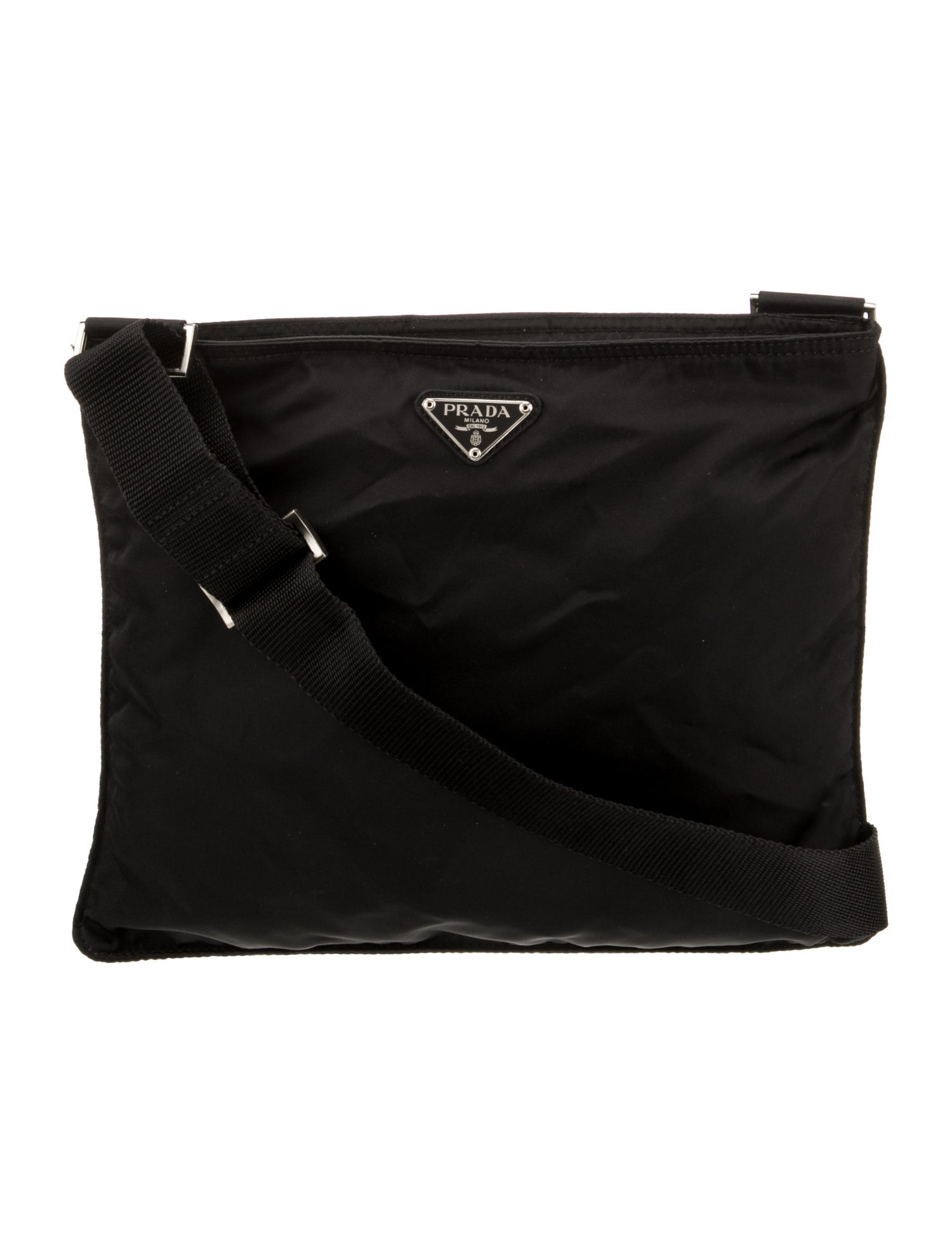 Prada Vela Nylon Messenger Bag Vintage