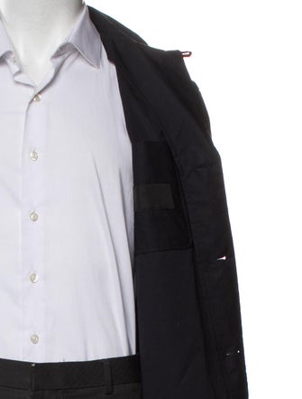 Prada 2023 Enameled Metal Triangle Peacoat