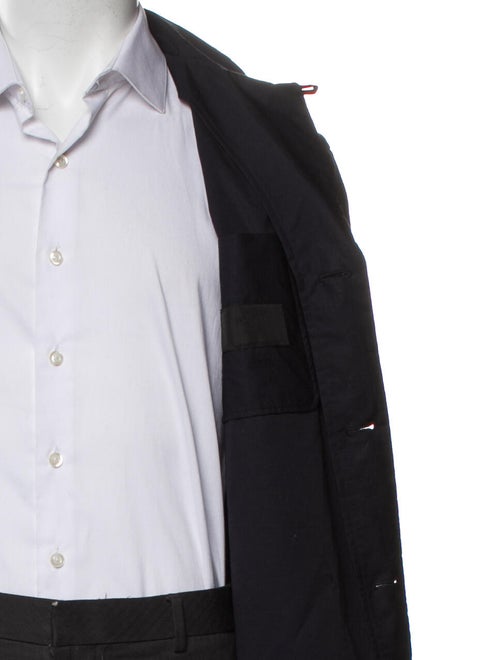 Prada 2023 Enameled Metal Triangle Peacoat