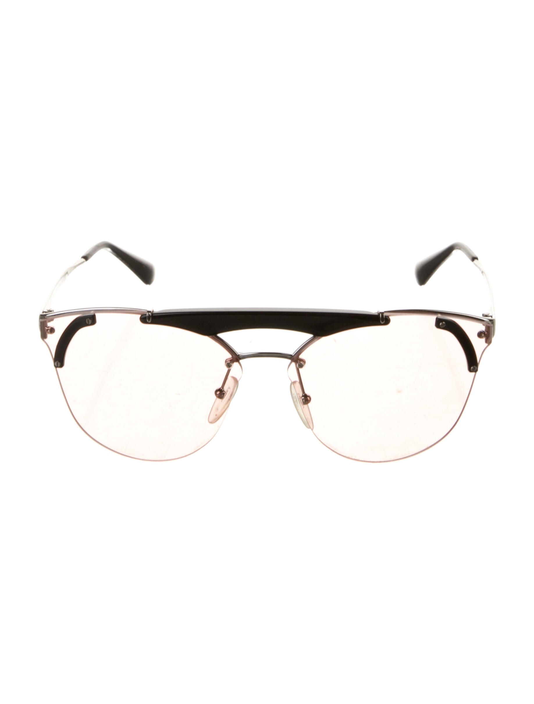 Prada Aviator Tinted Sunglasses