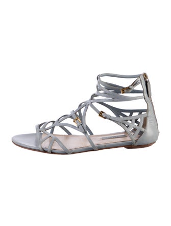 Prada Leather Gladiator Sandals