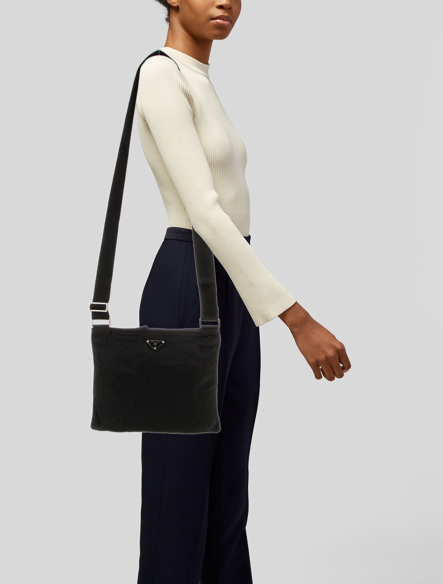 Prada Nylon Messenger Bag