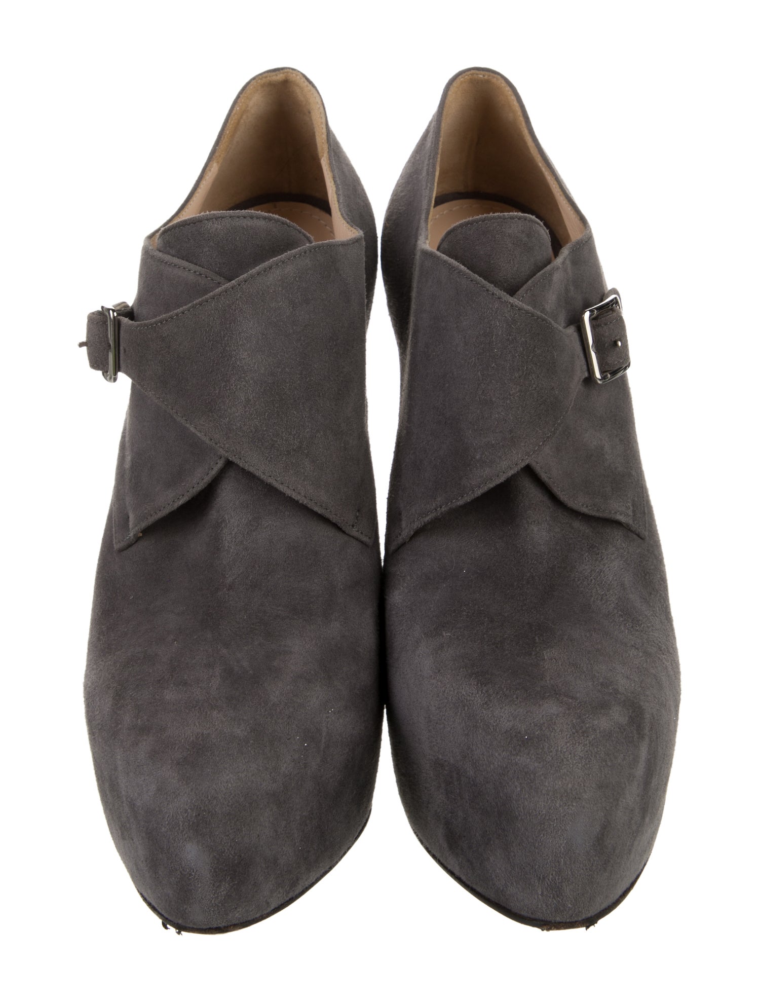 Prada Suede Lace-Up Boots