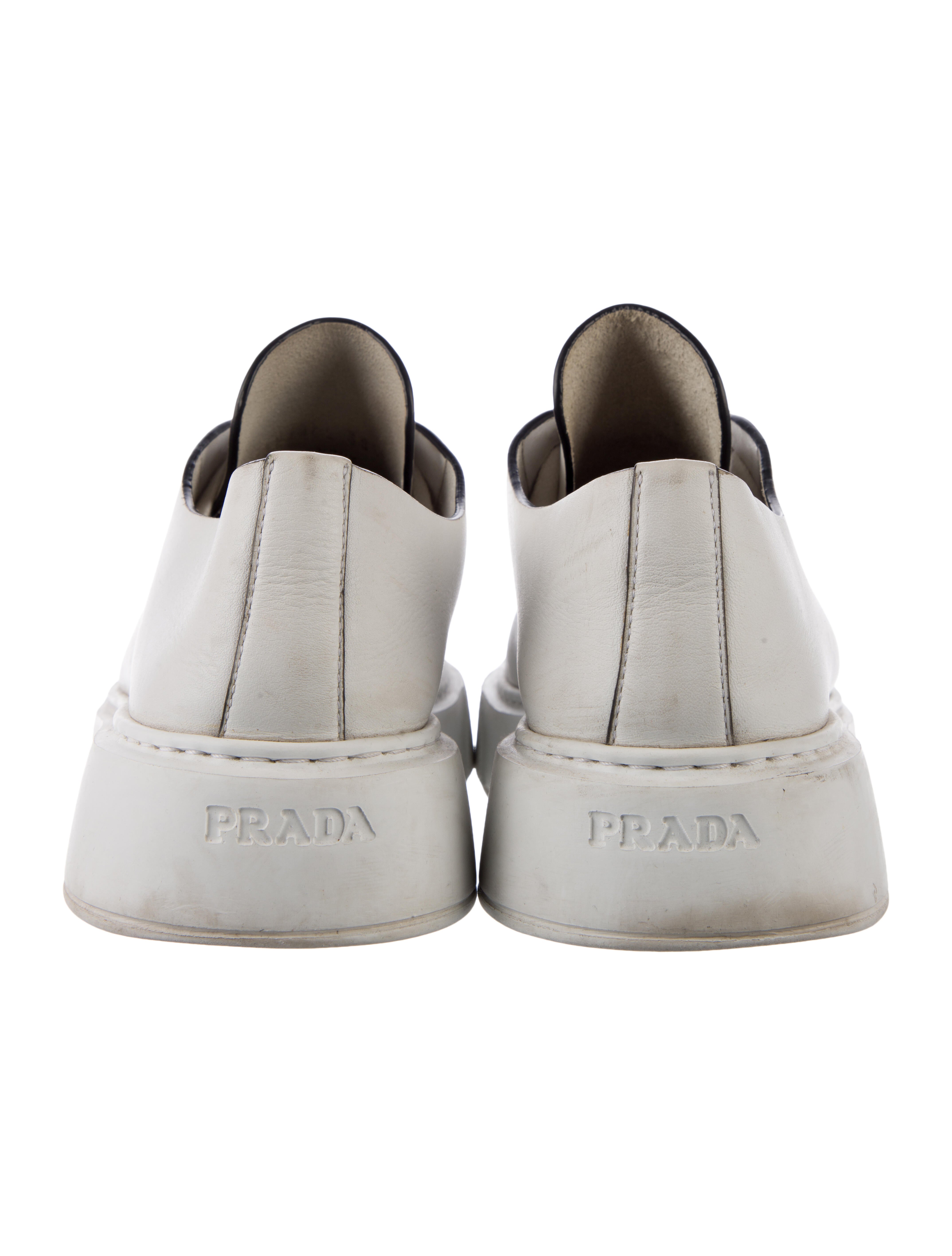 Prada Leather Sneakers