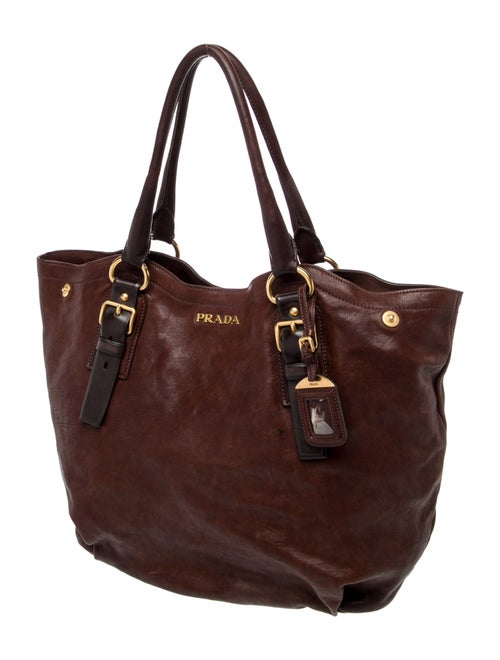 Prada Soft Calf Leather Shoulder Bag