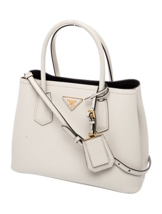 Prada Saffiano Leather Double Bag Medium