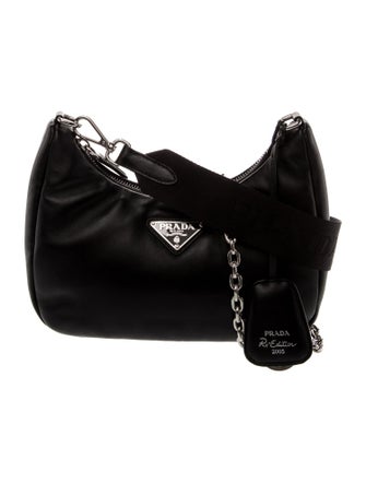 Prada Enameled Metal Triangle Re-Edition 2005