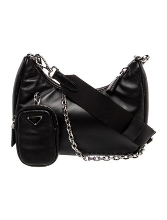 Prada Enameled Metal Triangle Re-Edition 2005