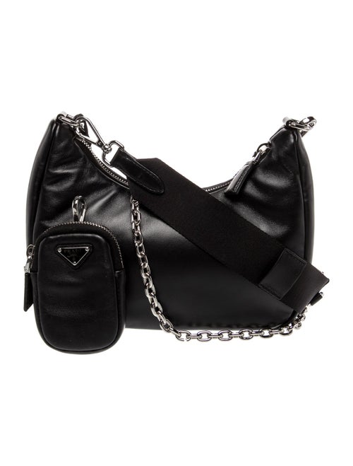 Prada Enameled Metal Triangle Re-Edition 2005