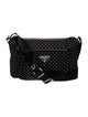 Prada Tessuto Studded Tessuto Messenger Bag