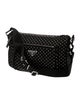 Prada Tessuto Studded Tessuto Messenger Bag