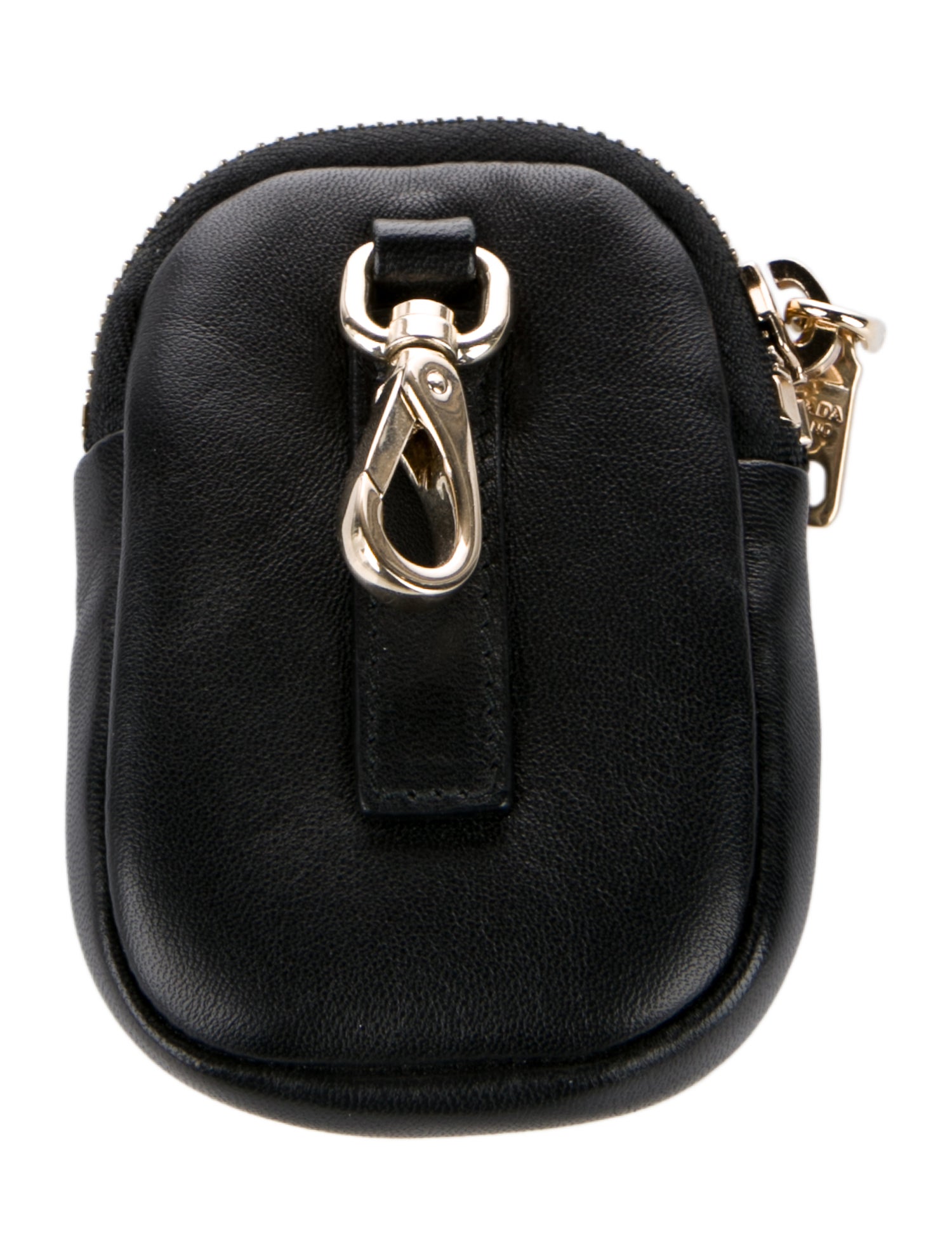 Prada Leather Mini Bag Accessory Clip