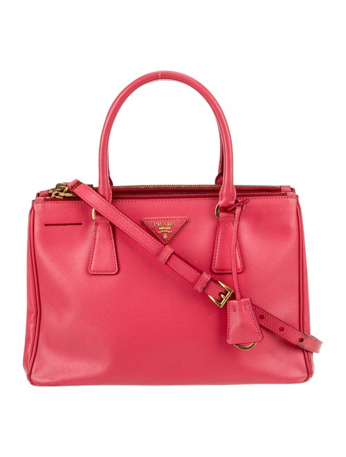 Prada Saffiano Leather Galleria Double Zip Small