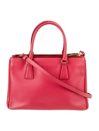 Prada Saffiano Leather Galleria Double Zip Small