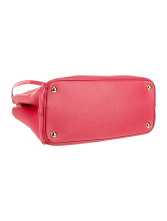 Prada Saffiano Leather Galleria Double Zip Small