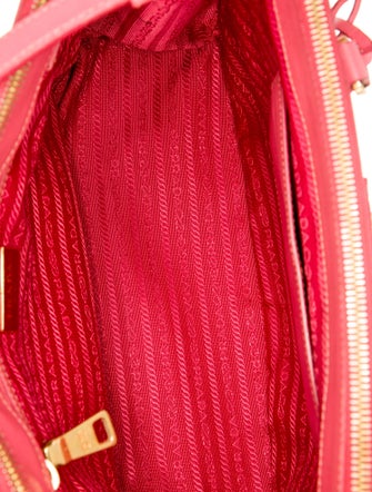 Prada Saffiano Leather Galleria Double Zip Small