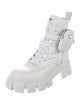 Prada Leather Combat Boots