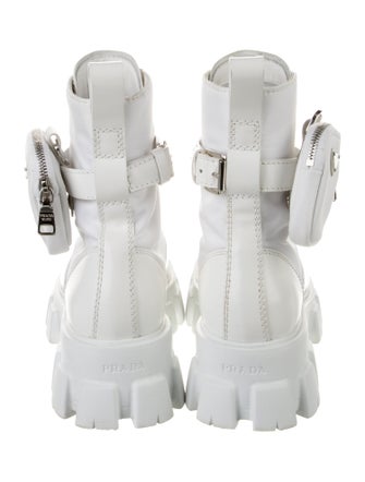 Prada Leather Combat Boots