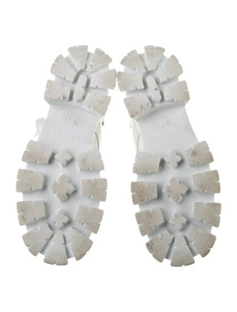 Prada Leather Combat Boots