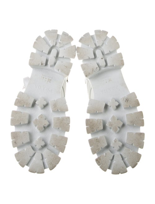 Prada Leather Combat Boots