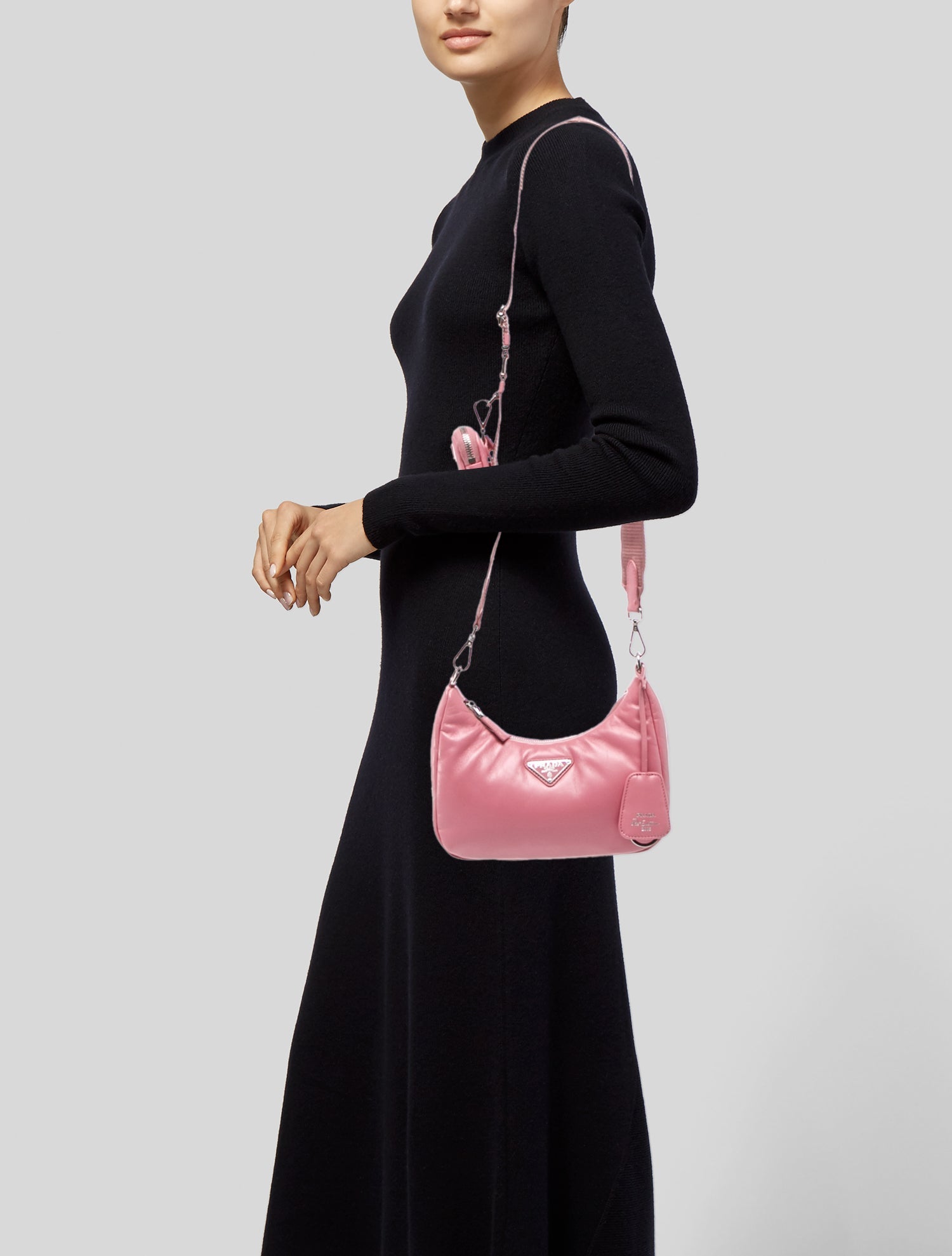 Prada Enameled Metal Triangle Re-Edition 2005