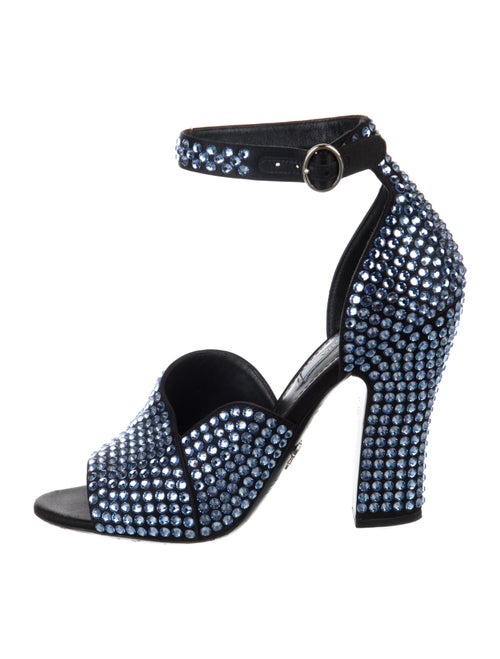 Prada Crystal Embellishments D'Orsay Pumps
