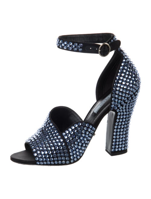 Prada Crystal Embellishments D'Orsay Pumps