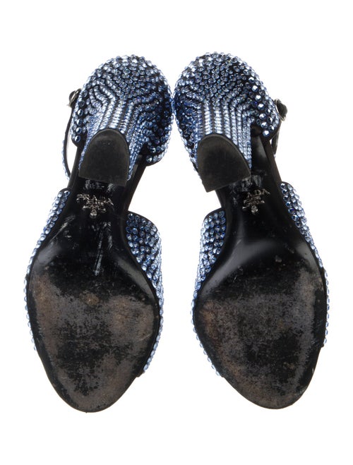 Prada Crystal Embellishments D'Orsay Pumps