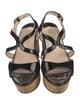 Prada Patent Leather Slingback Sandals