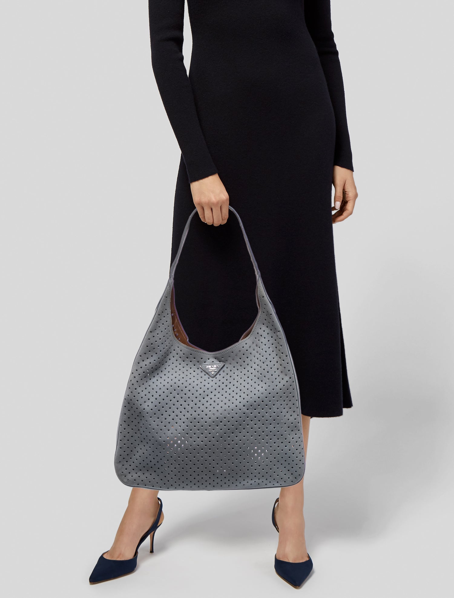 Prada Signature Hobo