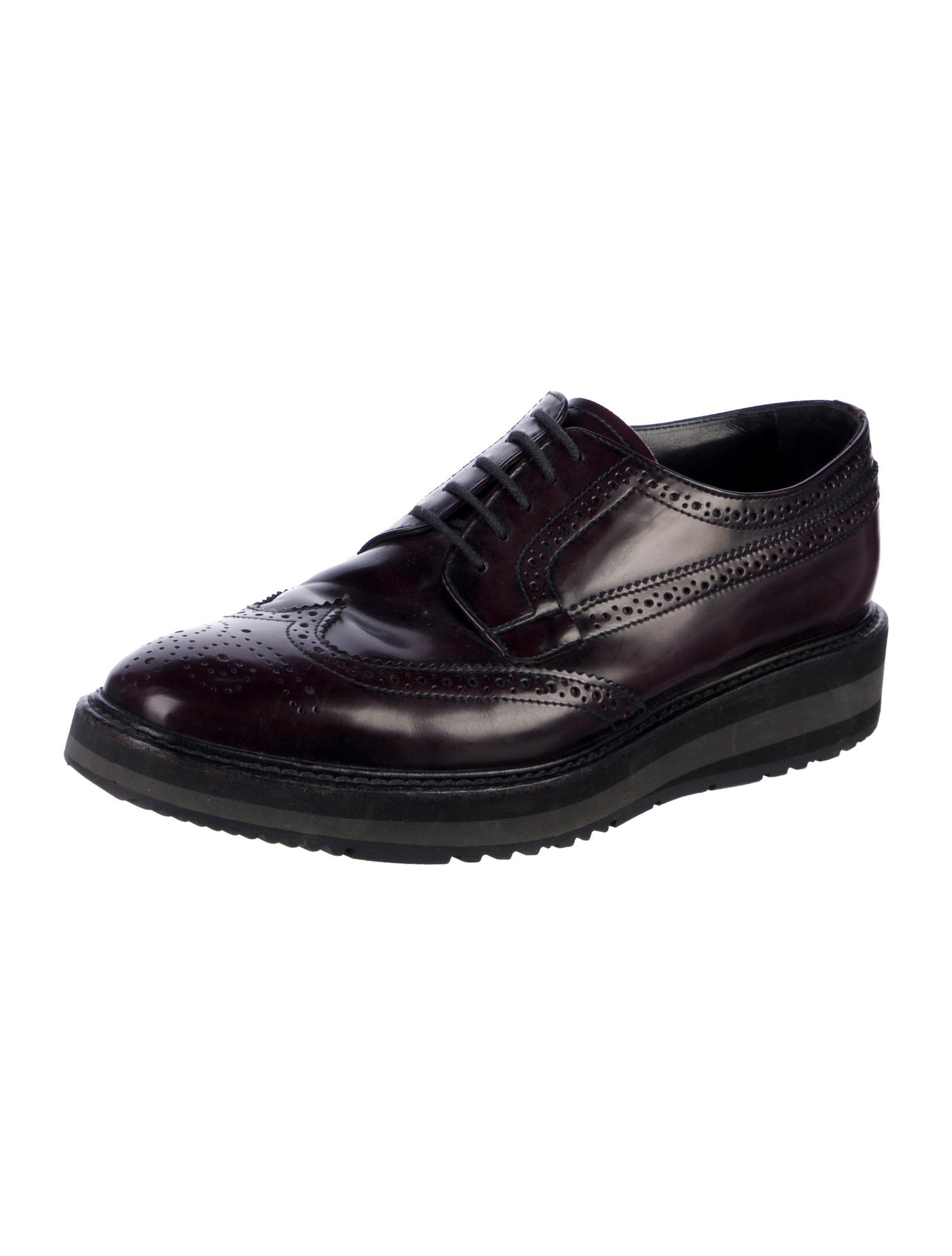 Prada Leather Oxfords
